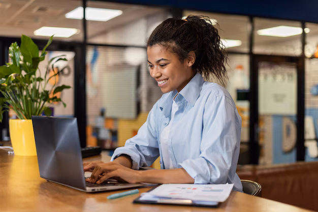 Solo Entrepreneur Working on a Laptop