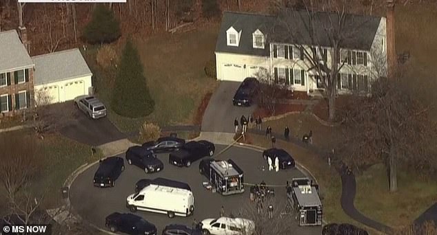Images shared on social media showed a large police presence outside Cole’s home in the Woodbridge, Va., suburb.