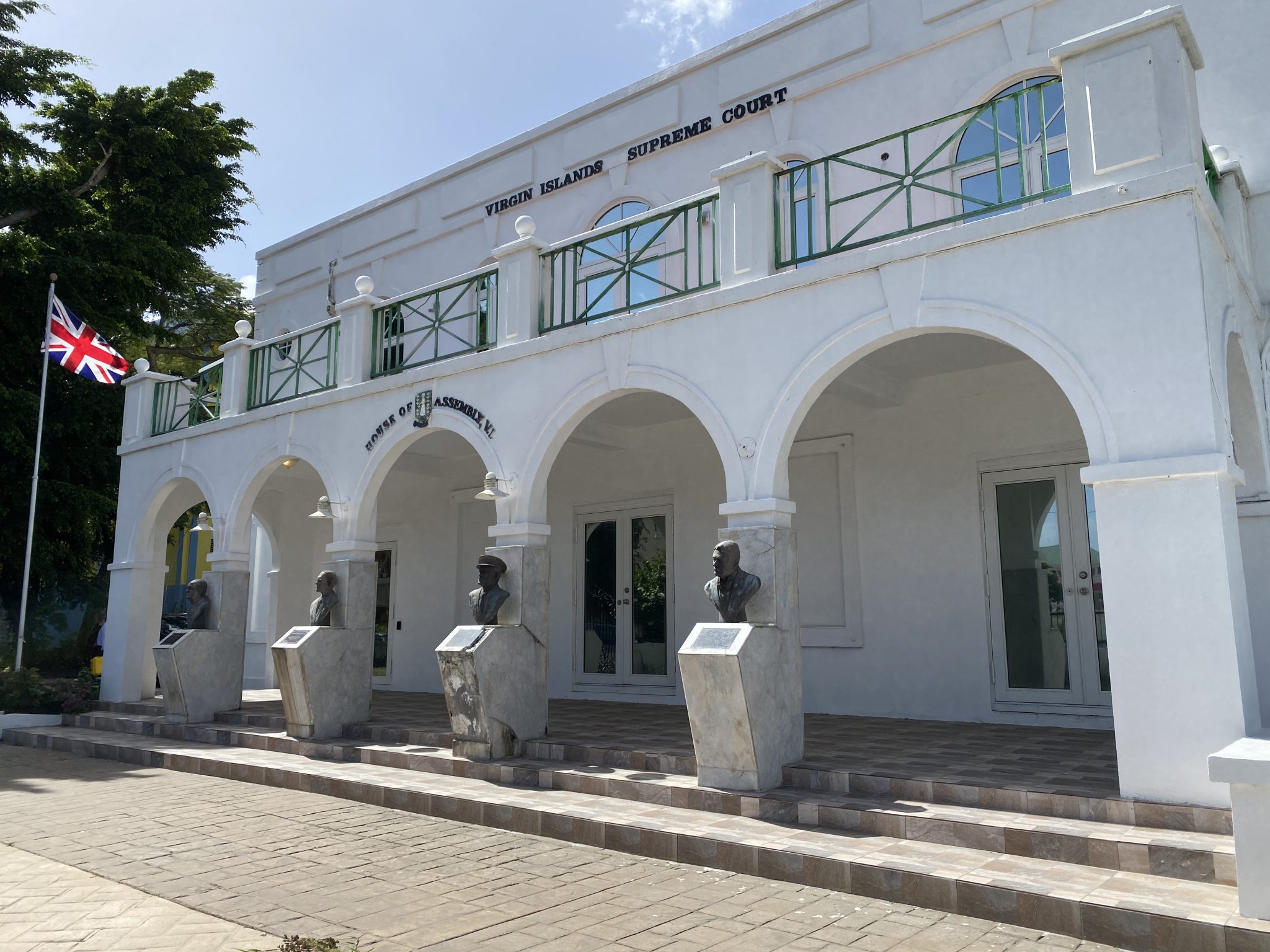 Eastern Caribbean Supreme Court building in Road Town, Tortola, seat of the BVI Commercial Court