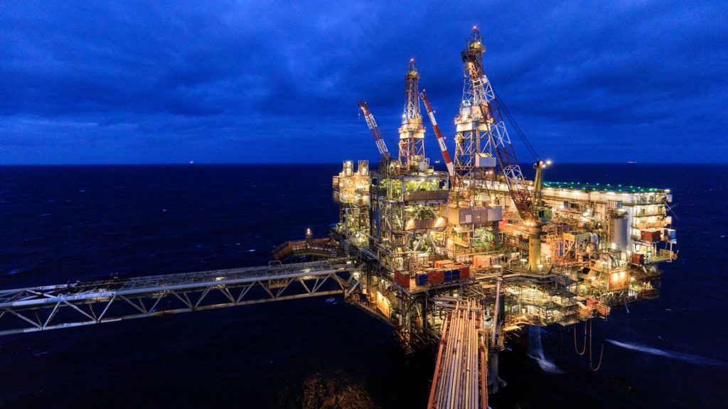 Oil Rig Apache Corp