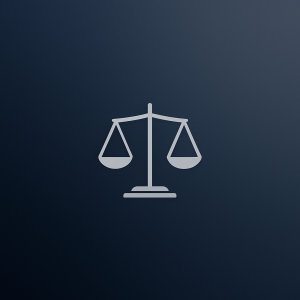 Abstract gradient background with a minimal legal icon representing the article&rsquo;s topic.